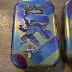Pokemon TCG 151 Mini Tin Lot Of 2 Factory Sealed Gengar Machamp - Image 3