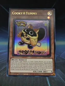 Yugioh! TCG - Cooky Yummy - Ultra Rare - JUSH-EN017 - Justice Hunters - 1st - Image 1