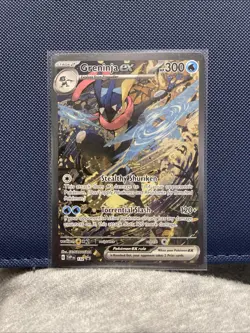 PokÃ©mon TCG Greninja EX 132 Scarlet & Violet Promo Holo Card NM - Image 1