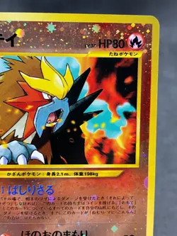 Entei Holo Reverse 244 Promo Neo Binder Japanese Pokemon Card - Image 3
