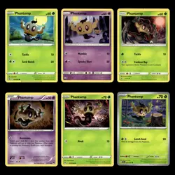 Phantump 16 Sword Shield Series Trick or Trade Pokemon Cards Collection - Image 1