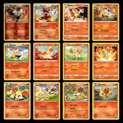 Braixen Delphox Fennekin 26.0 Sword Shield Silver Tempest Pokemon Cards - Image 1