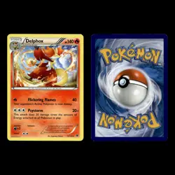 Braixen Delphox Fennekin 26.0 Sword Shield Silver Tempest Pokemon Cards - Image 4