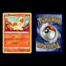 Braixen Delphox Fennekin 26.0 Sword Shield Silver Tempest Pokemon Cards - Image 8