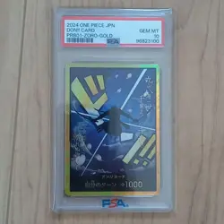 PSA10 Roronoa Zoro Super Parallel Don Gold One Piece Card Japanese - Image 1