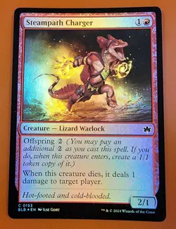 1x Steampath Charger | FOIL | Bloomburrow | MTG Magic Cards - Image 1