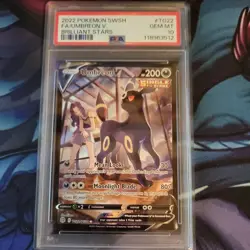 2022 POKEMON BRILLIANT STARS UMBREON V TG22/TG30 PSA 10 NEW CERTS - Image 1