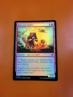 1x Raccoon Rallier | FOIL | Bloomburrow | MTG Magic Cards - Image 3
