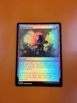 1x Rabid Gnaw | FOIL | Bloomburrow | MTG Magic Cards - Image 3