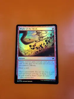 1x Might of the Meek | FOIL | Bloomburrow | MTG Magic Cards - Image 3