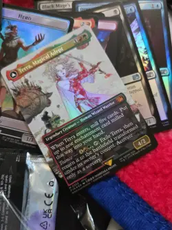 FOIL TERRA, MAGICAL ADEPT (BORDERLESS) Final Fantasy FIN Magic MTG MINT CARD - Image 4