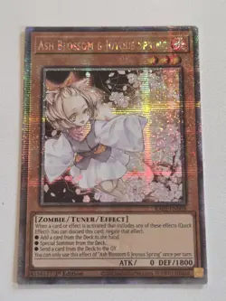 Ash Blossom & Joyous Spring RA01-EN008 Quarter Century Secret Rare Yugioh Mint - Image 1
