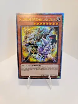 Yugioh Magicians of Bonds and Unity AGOV-EN000 Quarter Century Secret 1st Ed NM - Image 1