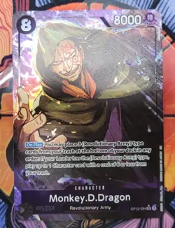 Monkey D Dragon OP12-094	Alternate Art One Piece Card English Legacy of the Mast - Image 1