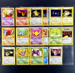 2000 Pokemon TEAM ROCKET Unlimited Edition COMPLETE Non Holo COMMON Cards Lot EX - Image 1