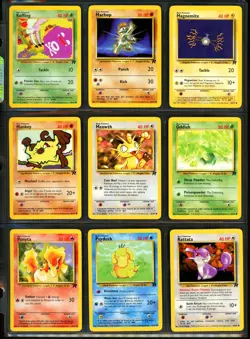 2000 Pokemon TEAM ROCKET Unlimited Edition COMPLETE Non Holo COMMON Cards Lot EX - Image 3