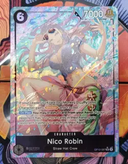 Nico Robin OP12-087	Alternate Art One Piece Card English Legacy of the Master - Image 1