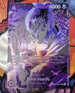 Roronoa Zoro OP12-020 Leader Alternate Art	One Piece Card English Legacy of the - Image 1