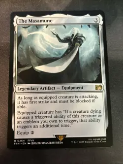 The Masamune Final Fantasy Regular MTG Magic The Gathering MINT - Image 1