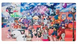 Pokemon Card Game Rubber Playmat POKEMON Galar Trainers Off Shot - Read Descrip - Image 1