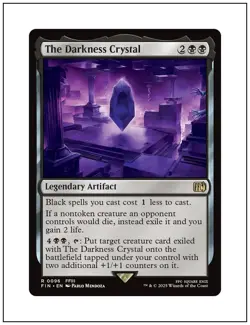 1x The Darkness Crystal, Final Fantasy, Magic MTG NM - Image 1