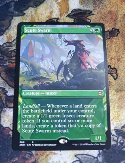 MTG Magic the Gathering Scute Swarm (Showcase) (308/493) Zendikar Rising LP - Image 1