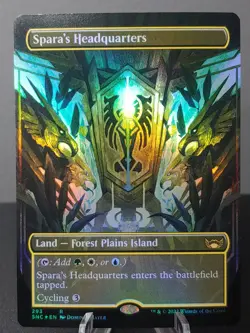 293 Spara's Headquarters Foil Borderless MTG Streets of New Capenna - Image 1