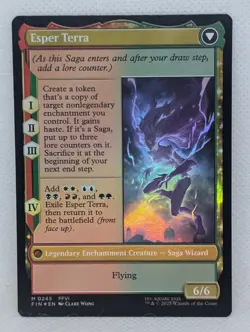Terra Magical Adept Prerelease FOIL MTG Magic Gathering FF Final Fantasy 6 VI - Image 2