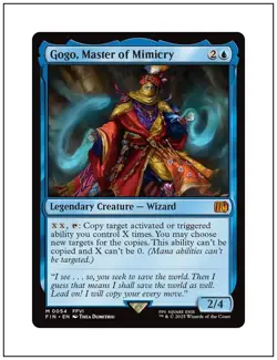 1x Gogo, Master of Mimicry, Final Fantasy, Magic MTG NM - Image 1