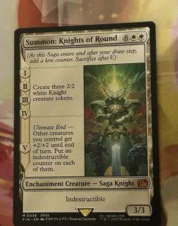 1x Summon: Knights of Round, Final Fantasy, Magic MTG NM - Image 1