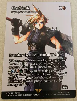 Cloud Strife - Najeela, the Blade-Blossom - #42 Regular (Showcase) FF - Mtg - Image 1