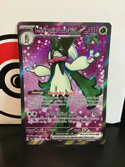 Meowscarada ex 231/193 Pokemon Paldea Evolved Ultra Rare Full Art Holo - Image 1