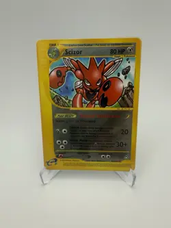 Scizor  E SERIES POKEMON 032/147 Aquapolis Regular Rare Near Mint - Image 2