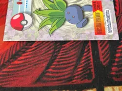 #43 Oddish Pokemon Topps 1999 Series 1 SILVER FOIL Textured Vintage MP - Image 6
