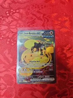 NM-Mint Iron Boulder ex - 207/162 - Special Illustration Rare Pokemon Temporal F - Image 1