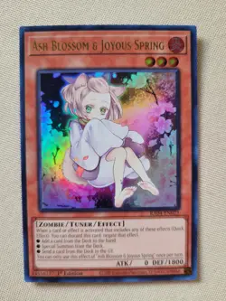 Yugioh Ash Blossom & Joyous Spring RA04-EN025 Ultra Rare 1st Edition NM - Image 1