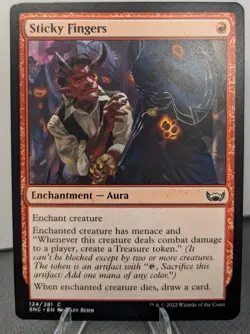 MTG Sticky Fingers x4 Streets of New Capenna 124/281 Regular Common Playset - Image 1