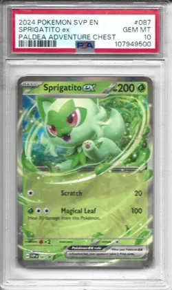 Sprigatito ex 087 Sv: Scarlet & Violet Promo Cards Holo - Image 4