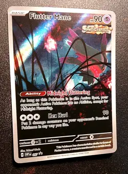 Flutter Mane Scarlet And Violet Black Star Promo 097 Holo TCG Pokémon Card - Image 3