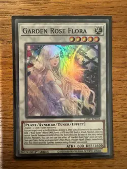 Garden Rose Flora - LIOV-EN036 - Super Rare 1st Edition NM Card English - Image 2