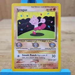 Tyrogue 66/75 Common Neo Discovery Pokemon Trading Card TCG WOTC - Image 1