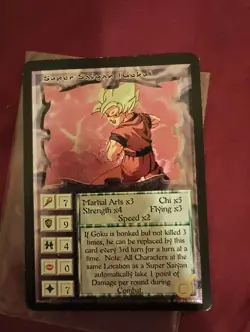 1997 Ani-Mayhem Dragon Ball Z Super Saiyan Goku Ultra Rare Foil Card - Image 1