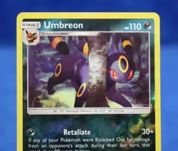 Umbreon #120/214 Holo Foil Rare SM Lost Thunder NM-LP Pokemon Card TCG - Image 4