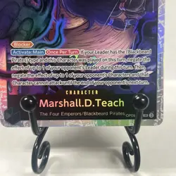 One Piece Card Game Marshall.D.Teach OP09-093 SR NM - Foil Super Rare - Image 2