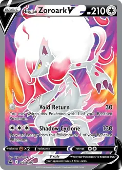 Hisuian Zoroark V SWSH297 SWSH: Sword & Shield Promo Cards Holo - Image 1