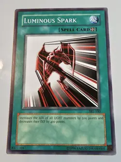 LUMINOUS SPARK [SPELL CARD] SRL-100 Common - Unlimited Edition Yugioh - Image 1