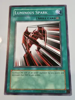 LUMINOUS SPARK [SPELL CARD] SRL-100 Common - Unlimited Edition Yugioh - Image 3