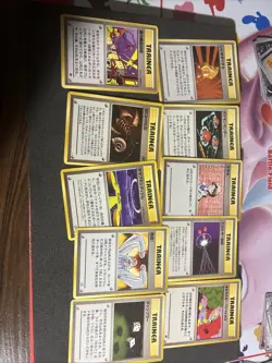 Japanese Vintage Pokemon Trainer Cards Bulk  Lot [MP-HP] - Image 13