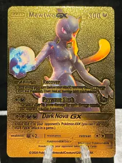 Pikachu Gold Fan Art Pokemon Card - Display Card - New Pokémon Added - PROMO - Image 15