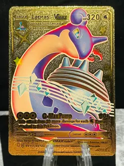 Pikachu Gold Fan Art Pokemon Card - Display Card - New Pokémon Added - PROMO - Image 17